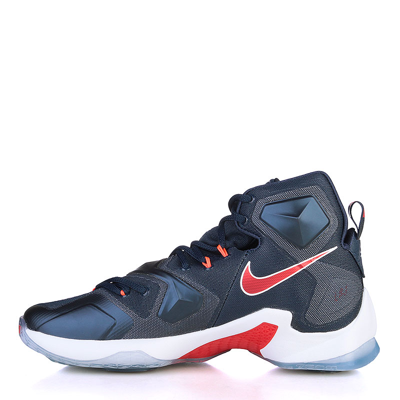 мужские синие баскетбольные кроссовки Nike Lebron XIII 807219-461 - цена, описание, фото 3